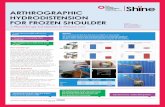 ARTHROGRAPHIC HYDRODISTENSION FOR FROZEN SHOULDER · PDF fileARTHROGRAPHIC HYDRODISTENSION FOR FROZEN SHOULDER A Physiotherapy-led initiative in Primary Care Authors: Eoin Ó Conaire