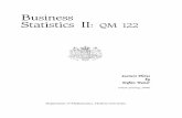 Business Statistics II: QM 122 - Finite mathematics and ... Worksheet 3 A Tabular Approach for By-Hand Calculation or Excel Calculation Compute the regression line using the given