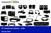 PC Peripherals Market -India - · PDF filePC Peripherals Market –Overview PC peripherals market in India is ... HCL Infosystems Ltd. ... The PC Peripherals Market –India report