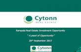 25th September 2017 - Home | Cytonn Investments Bhalla, LLB Edwin H. Dande, MBA Elizabeth Nkukuu,CFA Audit, Risk and Compliance Committee The committee establishes and oversees risk