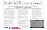 the Journal of the First Quarter 1998 Reliability Analysis ...src.alionscience.com/pdf/1ST_Q1998.pdfReliability Analysis Center ... First Quarter 1998 ... for Integrated Circuits (Microcircuits)