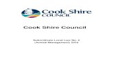 Cook Shire · PDF fileCook Shire Council Subordinate Local Law No ... American Pit Bull Terrier or Pit Bull Terrier ... 2 Guard/Security Dog Keeping more than 4 guard dogs over the