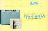 TRANSMITTING tm-radìn - American Radio History: … catalog provides information on RCA FM Radio Transmitting Equipment. ... two -way radio and microwave relay communications ...