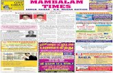MAMBALAMmambalamtimes.in/admin/pdf/1301739948.03-04-2011.pdfCLASSES cond-ucted for aari work, drawing & colouring, blouse stitching, candle making, hand embroidery, choc-olate making,