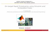 On-target Rapid Prototyping using Simulink and … Aug 2013 Confidential On-target Rapid Prototyping using Simulink and Embedded Coder - P. Gandhimathi (Electronics and Advanced Technologies/Research