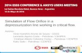 Simulation of Flow Orifice in a depressurization line ... · PDF fileSimulation of Flow Orifice in a depressurization line working in critical flow. ... Plate Thickness 99,94 44,45