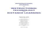 OF INSTRUCTIONAL TECHNOLOGY - ITDL-all · PDF fileThe probability is that, ... under fire for being inefficient, ... International Journal of Instructional Technology and Distance