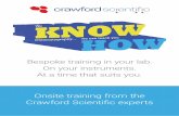 Onsite training from the - Crawford Scientific · PDF file · 2017-11-21Onsite training from the Crawford Scientific experts ... • When to report monoisotopic mass or average mass
