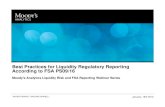 Best Practices for Liquidity Regulatory Reporting ... · PDF fileBest Practices for Liquidity Regulatory Reporting According to ... 32 BANK_LOAN_A FSA LOANDEPO WHOLE T ... » The regulatory