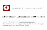 A New Class of Vulnerabilities in SMI Handlers - … New Class of Vulnin SMI... · •Exploit has to also reprogram PAM for F-segment ... A new class of vulnerabilities in SMI handlers