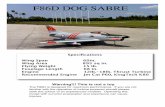 SpeciÞcations Recommended Engine Jet Cat P60, KingTech …site.hobbypartz.com/manual/F86DManual.pdf ·  · 2012-12-15Recommended Engine Jet Cat P60, KingTech K80 Warning!!! ...