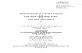 Recent Experience with SCR Catalyst For PRB Fuels, · PDF file · 2008-09-18Recent Experience with SCR Catalyst For PRB Fuels, High Sulfur Fuels, And ... test results to be conservative,