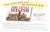 The Little Red Pen Activity Kit. - HMH · PDF fileThe Little Red Pen is the newest book from the award-winning sister team of Janet Stevens and Susan ... Draw a plan or ... Use the
