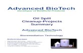 Oil Spill Cleanup-Projects Summary - adbio. · PDF fileOil Spill Cleanup-Projects Summary ... forms and other non-polluting substances ... Some organizations will use basic fertilizer