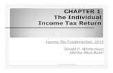 CHAPTER 1 The Individual Income Tax Return - Accountax Individuals Lecture I Presentation.pdf · CHAPTER 1 The Individual Income Tax Return ... 2011 Cengage Learning 11 Facts: Juan
