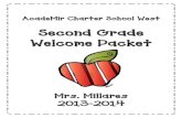 Second Grade Welcome Packet - Millaresmillares2.webs.com/Second_Grade_Welcome_Packet 2013... · Second Grade Welcome Packet Mrs. Millares ... Big Idea 2: Develop quick recall of addition