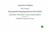 Düngekalk-Hauptgemeinschaft(DHG) German Fertilizer Lime ... · PDF fileDüngekalk-Hauptgemeinschaft(DHG) German Fertilizer Lime Association ... • 1896 Advise by German Agricultural
