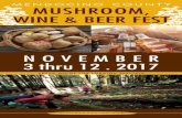 MENDOCINO COUNTY MUSHROOM, WINE & BEER FEST · PDF fileto help you plan your adventures during the Mushroom, Wine & Beer Fest. 1 ... Acclaimed guitarist Alex de Grassi will provide