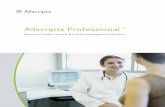 Allscripts Professional - Henry · PDF fileAllscripts Professional ... • The clinical quality measures to which Professional has been ... • Enhance revenue with Allscripts FirstFill™