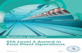Qualification Specification - · PDF fileQualification Specification ... - Hydrotherapy Pools - Schools - Parks ... responses must be recorded in the notes section of the worksheets