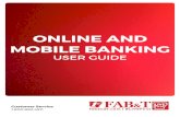 ONLINE AND MOBILE BANKING -   · PDF fileCustomer Service: 1.800.982.4511 2 Online Banking and Mobile Banking User Guide Revised August 9, 2016 Online and Mobile Banking