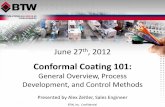 Conformal Coating 101 - SMTA Coating 101: General Overview, Process ... Aerosol . Air or gas mixed with ... • Spray pattern was monitored during the coupon spray for