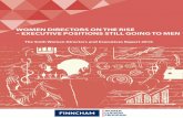WOMEN DIRECTORS ON THE RISE – EXECUTIVE POSITIONS · PDF fileWOMEN DIRECTORS ON THE RISE – EXECUTIVE POSITIONS STILL GOING TO MEN The Sixth Women Directors and Executives Report