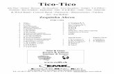 Tico-Tico - · PDF fileDISCOGRAPHY Zu bestellen bei • A commander chez • To be ordered from: Editions Marc Reift • Route du Golf 150 • CH-3963 Crans-Montana (Switzerland) •