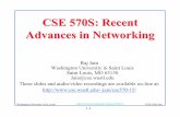 CSE 570S: Recent Advances in Networkingjain/cse570-15/ftp/m_01int.pdf · CSE 570S: Recent Advances in Networking ... IPv4 and IPv6 Address: Public vs. Private Addresses Subnets Address