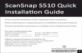 ScanSnap S510 Quick Installation Guide - WordPress.com of ScanSnap Manager, Organizer or CardMinder. 1. Insert the "Rack2-Filer Setup CD-ROM" into the CD-ROM drive. 2. Click the [Install
