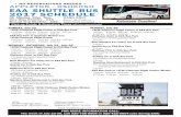 APPLETON - OSHKOSH EAA SHUTTLE BUS 2017 … EAA Shuttle Bus Schedule KOB… · APPLETON - OSHKOSH EAA SHUTTLE BUS 2017 SCHEDULE 45 Minutes Drive Time One Way Shuttle - $15 Round Trip