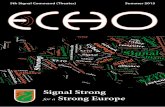 Signal Strong for a Strong Europe Signal Command (Theater) Summer 2015 Signal Strong for a Strong Europe