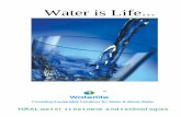 Water is Life life WTP... · Water is Life... Pre TreaTmenT PlanT Includes Raw Water Clarification Lamella Clarifier/Tube Settler Multigrade Sand Filters Pressure Sand Filters ...