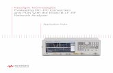 Keysight Technologies Evaluating DC-DC Converters and PDN ...  Technologies Evaluating DC-DC Converters and PDN with the E5061B LF-RF Network Analyzer Application Note