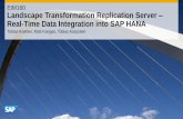 EIM160 Landscape Transformation Replication Server Real ... SAP Landscape Transformation Replication Server for SAP HANA ... Replication Configuration ... data replication Table Settings