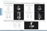 chandelier trimmings Czech Machine Cut Crystal Drops  · PDF filechandelier trimmings Czech Machine Cut Crystal Drops and Prisms Style: CPO 1081 Crystal Drop with lO'l6 1.-1 Si: