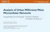 Analysis of Urban Millimeter Wave Microcellular …users.ece.utexas.edu/~rheath/presentations/2016/VTC_2016_Analysis...Analysis of Urban Millimeter Wave Microcellular Networks ...
