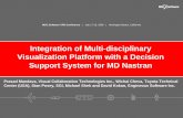 Integration of Multi-disciplinary Visualization … of Multi-disciplinary Visualization Platform with a Decision ... AVL/EXCITE MSC Adams DADDS MADYMO CFD FLUENT STARCD SCUYU CFX PRE/POST