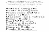 Paolo Portoghesi Francesco Dal Co Hans Hollein ... popularising the postmodern movement in architecture. Its highly theatrical quality – it was constructed with the assistance of