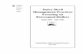 NAHMS Dairy Herd Management Practices Focusing on ... · PDF fileManagement Practices Focusing on Preweaned Heifers April 1991 ... This report has been prepared from material ... Dairy