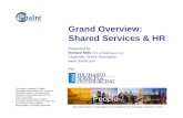 Grand Overview: Shared Services & HR - Chalre · PDF fileGrand Overview: Shared Services & HR ... hiring and retaining qualified staff extremely difficult. They are following the US