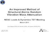 An Improved Method of Structural-Borne Random Vibration Mass · PDF file · 2013-01-27An Improved Method of Structural-Borne Random Vibration Mass Attenuation- ... Acceleration Calculation