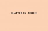 CHAPTER 13 - FORCES - Namibia University of Science … 13...neutrons) Newton’s Laws of Motion 1. Inertia: “An object in motion tends to stay in motion. An object at rest tends