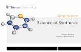 Science of Synthesis - li. · PDF fileChemistry. Science of Synthesis Version 3.8 . รายการScience of Synthesis currently contains 42 volumes, covering the fields of. 1.