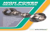 GEAR COUPLINGS - Gear, Drive & Transmission · PDF filefor heavy shrink fit ... The highest and lowest operating speeds. 1. Check maximum shaft diameter ... ORDERING PROCEDURE a. Coupling