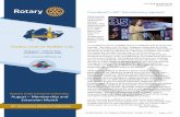 President’s 35 Anniversary Speech - Rotary Club Raffles City · PDF fileAnniversary Speech . Good evening ... sung in both Hokkien and Cantonese. ... The program finale was the much-awaited