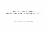 PRAYAGRAJ POWER GENERATION COMPANY …jppowerventures.com/.../10/PrayagrajPowerGenerationCompanyLimited2.pdfPRAYAGRAJ POWER GENERATION COMPANY LTD. ... implementation of 3*660 MW Thermal