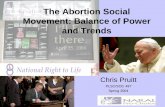 The Abortion Social Movement: Balance of Power and · PDF fileThe Abortion Social Movement: Balance of Power and ... •Reversal of the American Medical Association’s anti-abortion