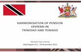 HARMONISATION OF PENSION SYSTEMS IN - World …siteresources.worldbank.org/INTPENSIONS/Resources/395443...HARMONISATION OF PENSION SYSTEMS IN TRINIDAD AND TOBAGO Pension Core Course