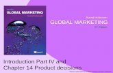 Introduction Part IV and Chapter 14 Product · PDF fileIntroduction Part IV and Chapter 14 Product decisions . Slide 14.2 Hollensen: Global Marketing, 5th Edition, © Pearson Education